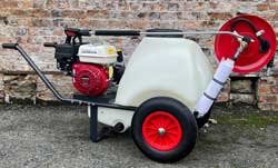 Honda GX200 electrric start power washer with reel